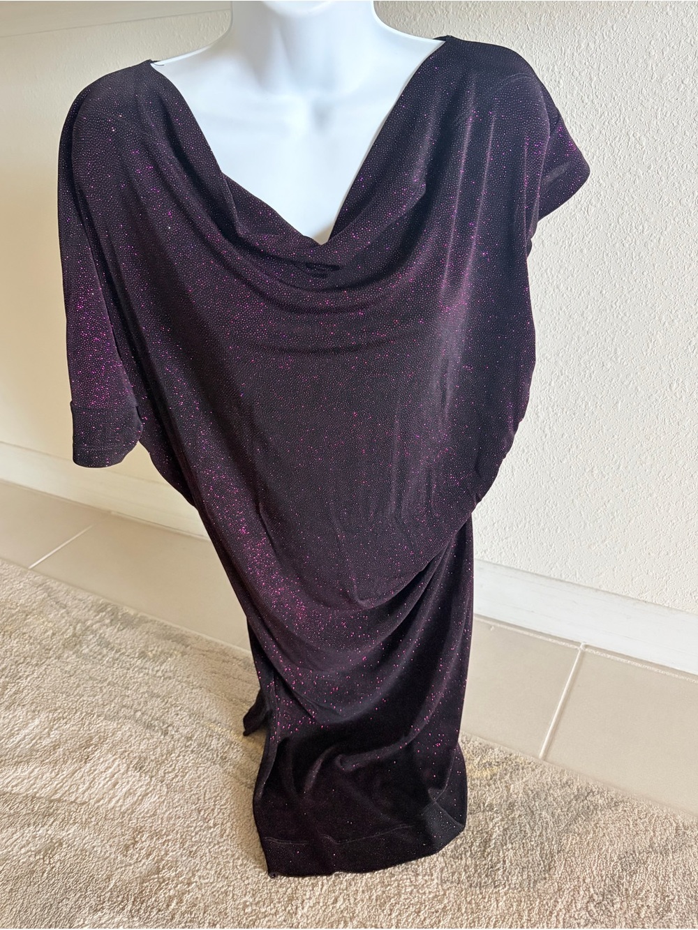 Vivienne Westwood ANGLOMANIA Classic Asymmetrical Lurex Dress Small